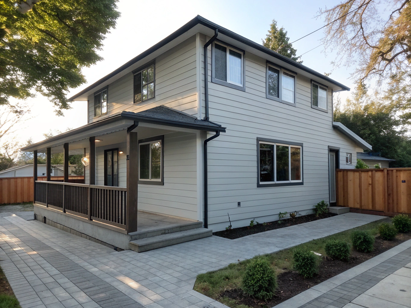 Completed two bedroom detached modern ADU with patio